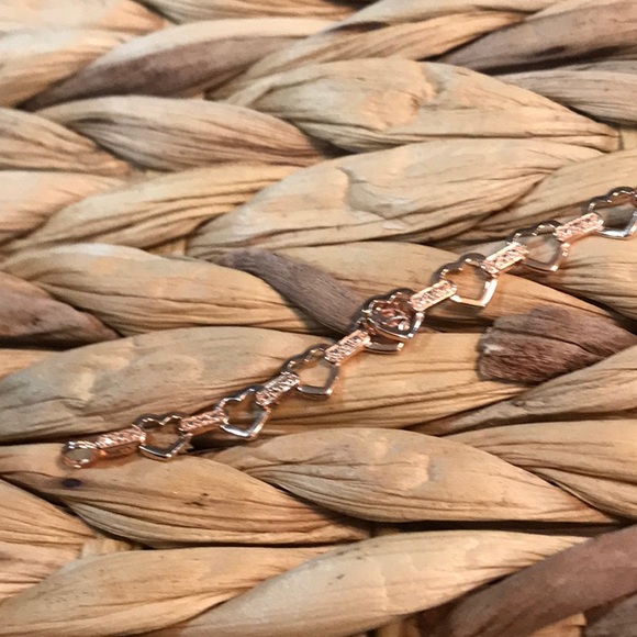 Heart Rose Silver Bracelet - Picture 4 of 4